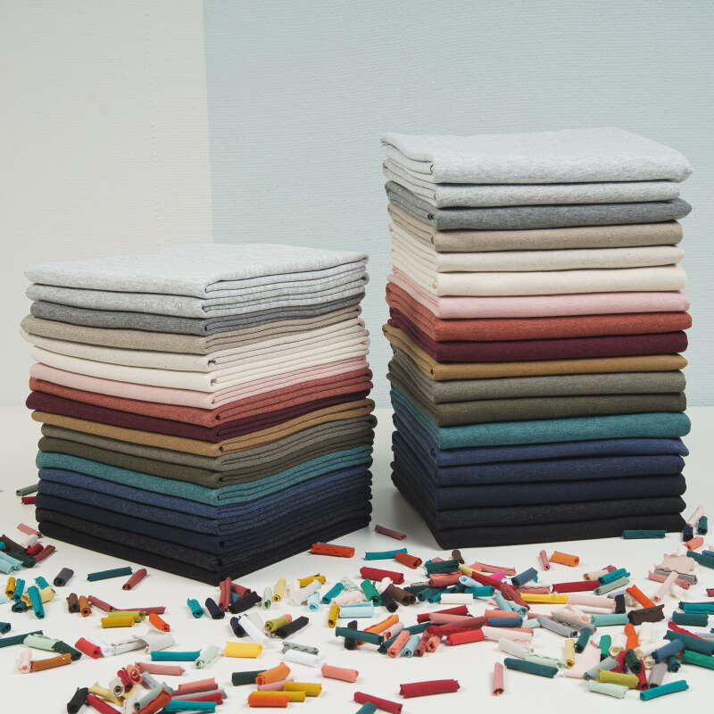 Stoffe aus recycelten Fasern