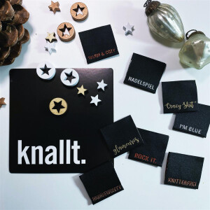 WOVEN LABEL #MEHRETIKETTE (8pc) 5. EDITION/SILBER