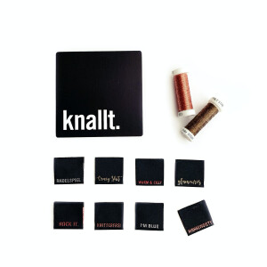 WOVEN LABEL #MEHRETIKETTE (8pc) 5. EDITION/SILBER
