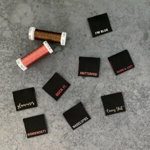 WOVEN LABEL #MEHRETIKETTE (8pc) 5. EDITION/SILBER