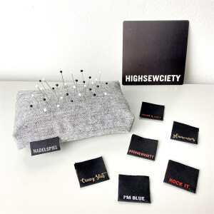 WOVEN LABEL #MEHRETIKETTE (8pc) 5. EDITION/SILBER