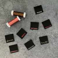 WOVEN LABEL #MEHRETIKETTE (8pc) 5. EDITION/SILBER