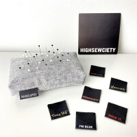 WOVEN LABEL #MEHRETIKETTE (8pc) 5. EDITION/SILBER
