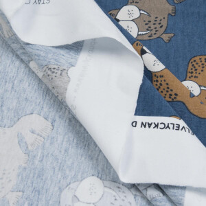 ORGANIC JERSEY WALRUS DARK BLUE