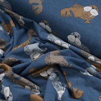 ORGANIC JERSEY WALRUS DARK BLUE