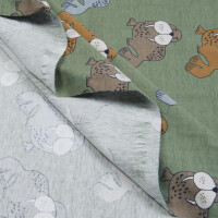ORGANIC JERSEY WALRUS GREEN