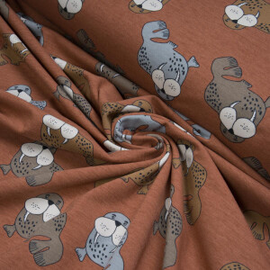 ORGANIC JERSEY WALRUS RUSTY