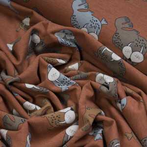 ORGANIC JERSEY WALRUS RUSTY