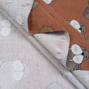 ORGANIC JERSEY WALRUS RUSTY