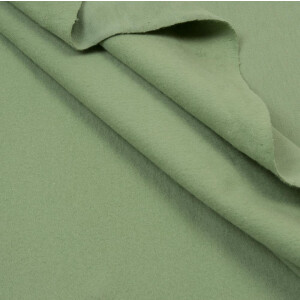 ORGANIC FRENCH TERRY BRUSHED SMOKE GREEN