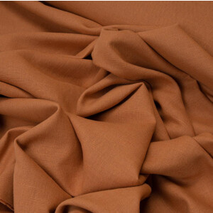 LINEN COTTON NATURAL ORANGE