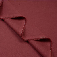 LINEN COTTON WINE RED