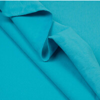 ORGANIC FRENCH TERRY BRUSHED AZURE BLUE