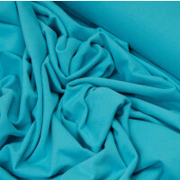 ORGANIC JERSEY BASIC AQUA BLUE