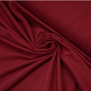 ORGANIC JERSEY BASIC MERLOT RED