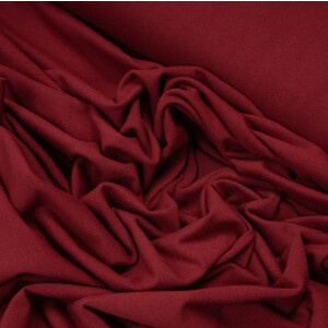 ORGANIC JERSEY BASIC MERLOT RED
