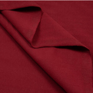 ORGANIC JERSEY BASIC MERLOT RED