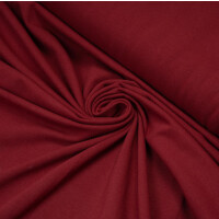 ORGANIC JERSEY BASIC MERLOT RED