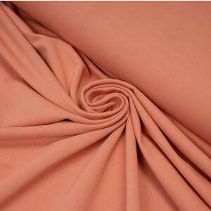 ORGANIC FRENCH TERRY BASIC PEACH PINK