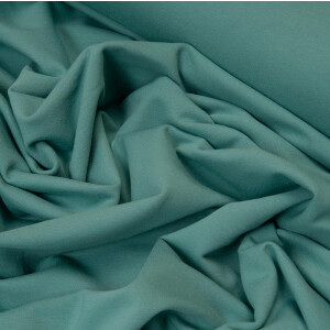 ORGANIC FRENCH TERRY BASIC SEA GREEN