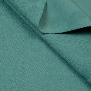 ORGANIC FRENCH TERRY BASIC SEA GREEN