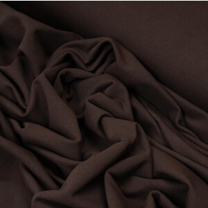 ORGANIC FRENCH TERRY BASIC MOCHA BROWN