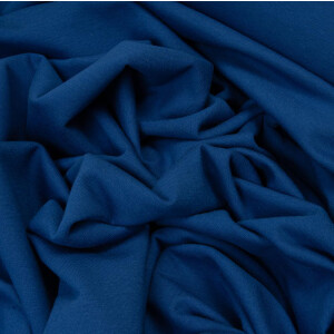 ORGANIC FRENCH TERRY BASIC COBALT BLUE