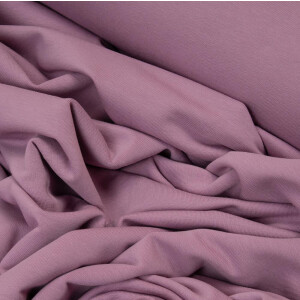 ORGANIC FRENCH TERRY BASIC DUSTY MAUVE