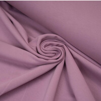 ORGANIC FRENCH TERRY BASIC DUSTY MAUVE