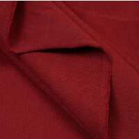 ORGANIC FRENCH TERRY BASIC MERLOT RED