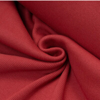 ORGANIC RIB 2X2 POMEGRANATE RED