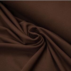 ORGANIC FRENCH TERRY BASIC WALNUT BROWN