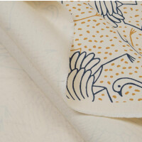 CANVAS OSTRICH GOLD NATURE