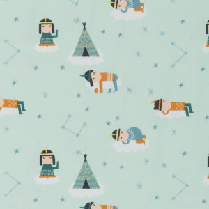 JERSEY HAPPY DREAMS LIGHT AQUA