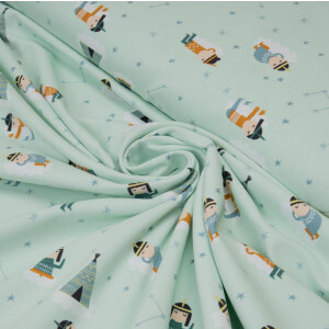 JERSEY HAPPY DREAMS LIGHT AQUA