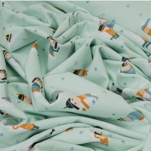 JERSEY HAPPY DREAMS LIGHT AQUA