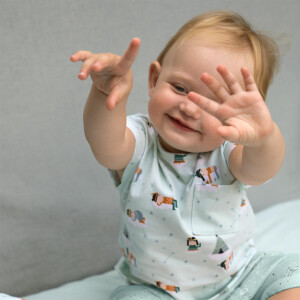 JERSEY HAPPY DREAMS LIGHT AQUA