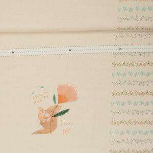 JERSEY PANEL FLYING KANGAROO SOFT APRICOT