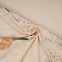 JERSEY PANEL FLYING KANGAROO SOFT APRICOT