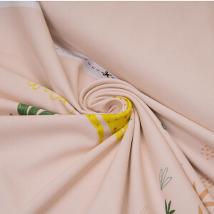 FRENCH TERRY PANEL WILD & FREE ROSE