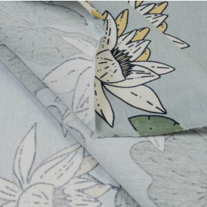 ORGANIC JERSEY WATER LILIES SAGE