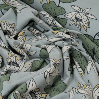 ORGANIC JERSEY WATER LILIES SAGE