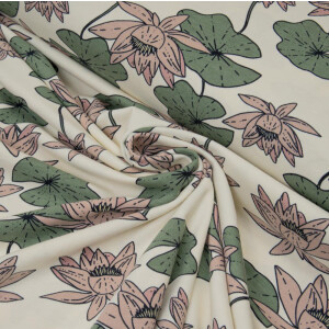 ORGANIC JERSEY WATER LILIES CREME
