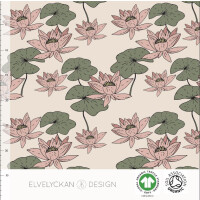 ORGANIC JERSEY WATER LILIES CREME