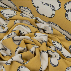 ORGANIC FRENCH TERRY CLOUDS GOLD