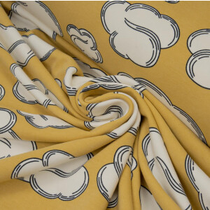 ORGANIC FRENCH TERRY CLOUDS GOLD
