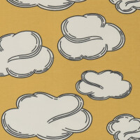 ORGANIC FRENCH TERRY CLOUDS GOLD