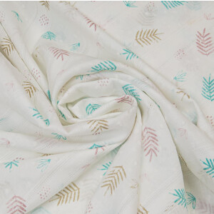 PLUMETI VINTAGE LEOPARD LEAVES ECRU