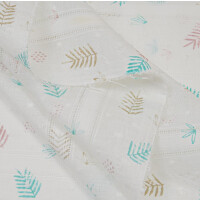 PLUMETI VINTAGE LEOPARD LEAVES ECRU