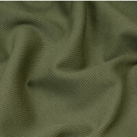 ORGANIC 2X2 RIBBING OLIVE GREEN